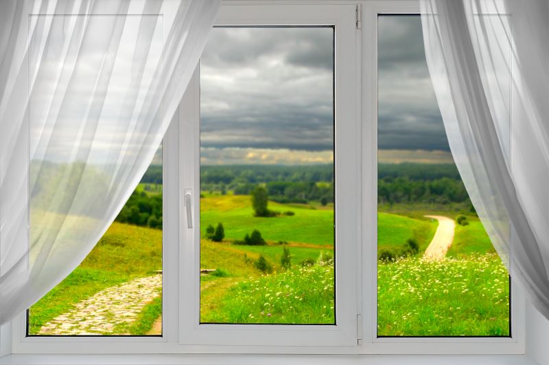 Sliding window with a scenic view